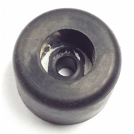 Bumper,1 in,Black,Rubber,Pk10 Bumper,1 in,Black,Rubber,Pk10